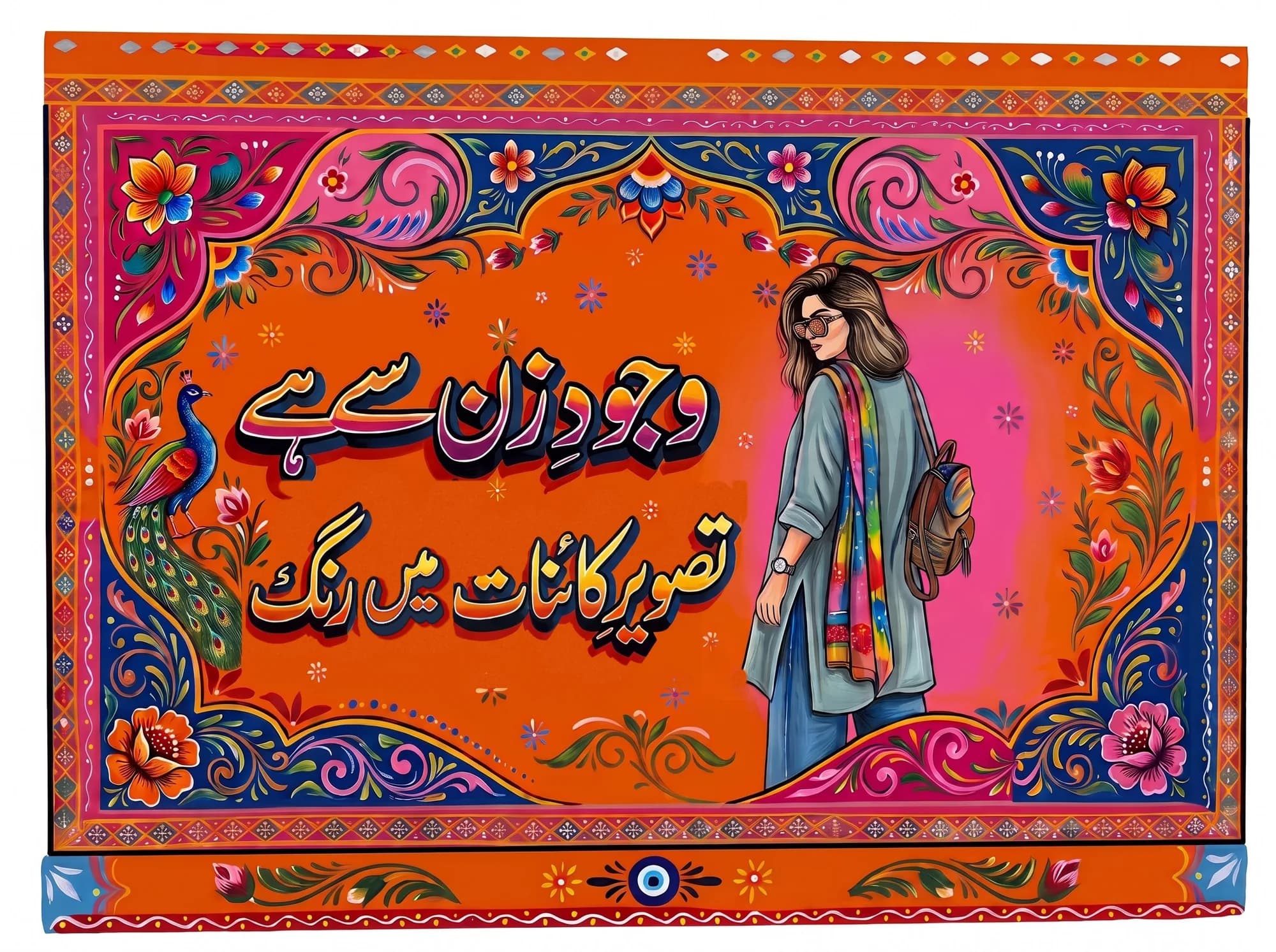 Wujood-e-Zan Hoodie by Arya - view 3